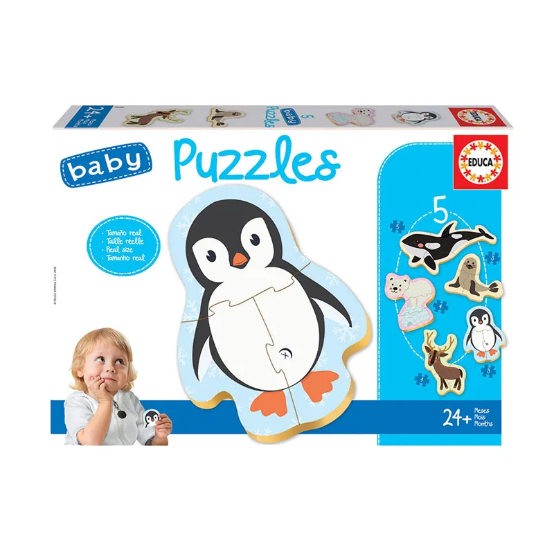PUZZLE BABY ANIMALES POLARES — Educa Borras