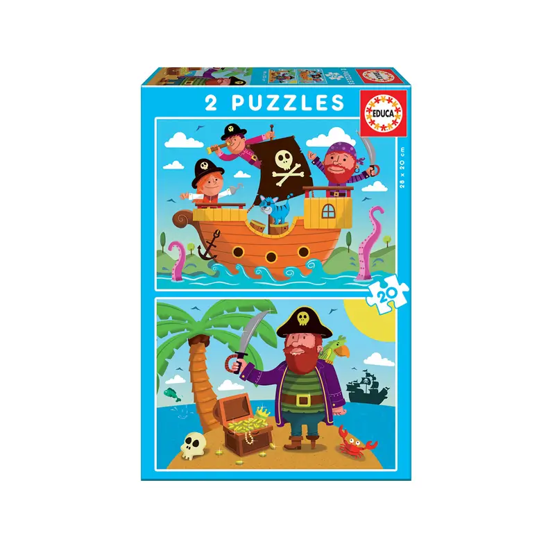 Imagen de 2 PUZZLES 20 PIEZAS CADA UNO