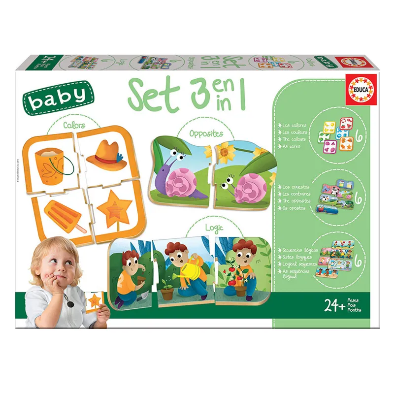 JUEGO EDUCATIVO BABY SET 3 EN 1 — Educa Borras