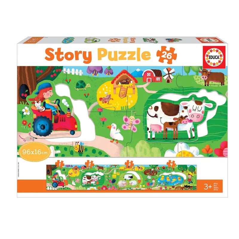 PUZZLE STORY 26 PCS 3+LA GRANJA — Educa Borras