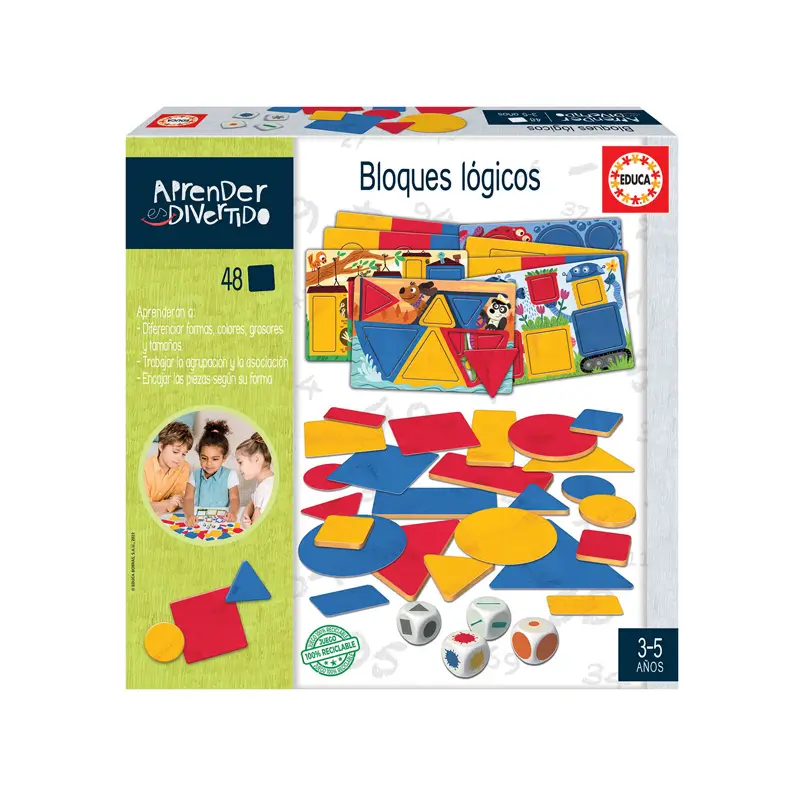 APRENDER ES DIVERTIDO BLOQUES LOGICOS — Educa Borras
