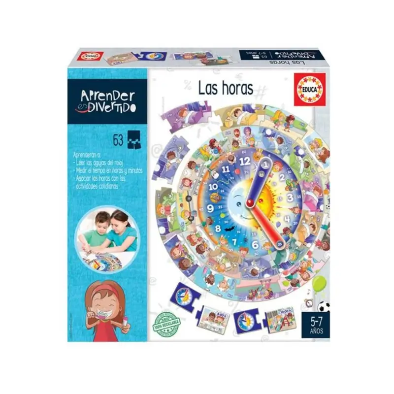 APRENDER DIVERTIDO +5 LAS HORAS — Educa Borras