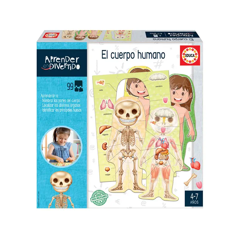 Imagen de APRENDER ES DIVERTIDO EL CUERPO HUMANO