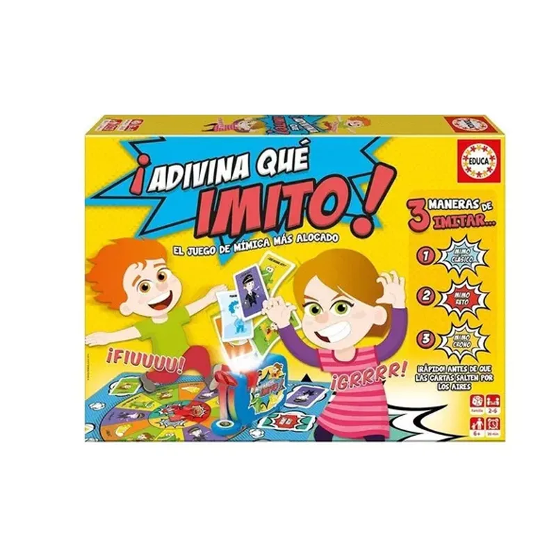 JUEGO ADIVINA QUE IMITO — Educa Borras
