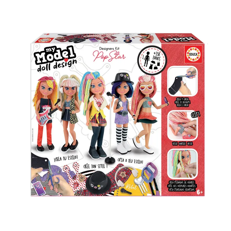 MY MODEL DOLL DESIGN POP STAR — Educa Borras