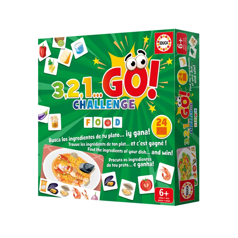 Imagen de JUEGO CHALLENGE, 3,2,1 GO FOOD
