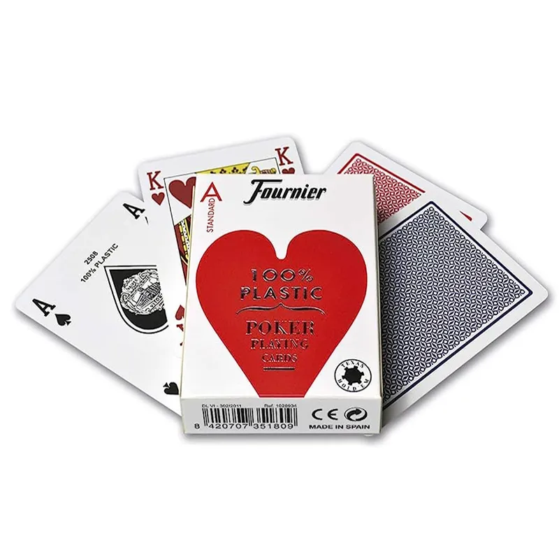 Imagen de NAIPE POKER 2 JUMBO PLASTICO FOURNIER N.2800