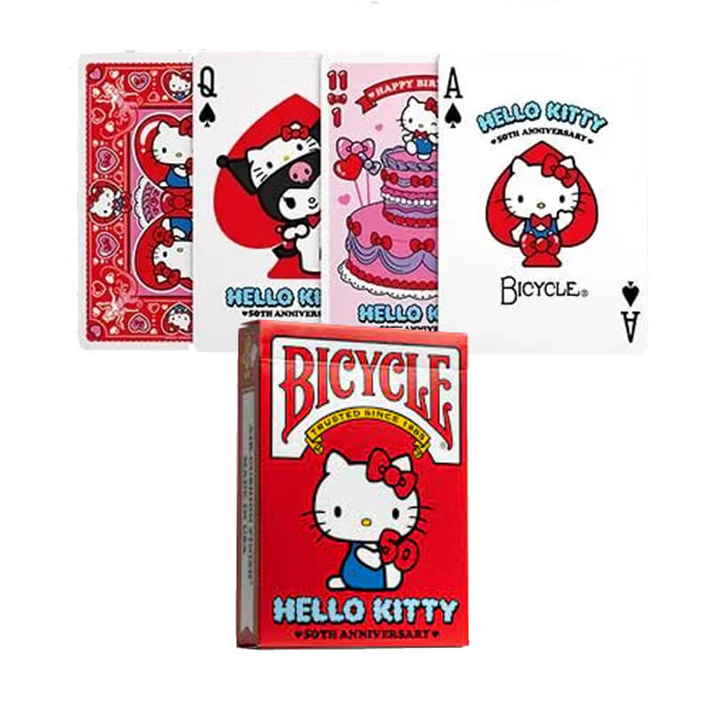 NAIPE BICYCLE HELLO KITTY — Fournier