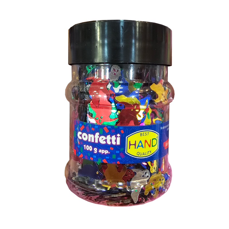 CONFETI Y FORMAS HAND FANTASMA — Hand